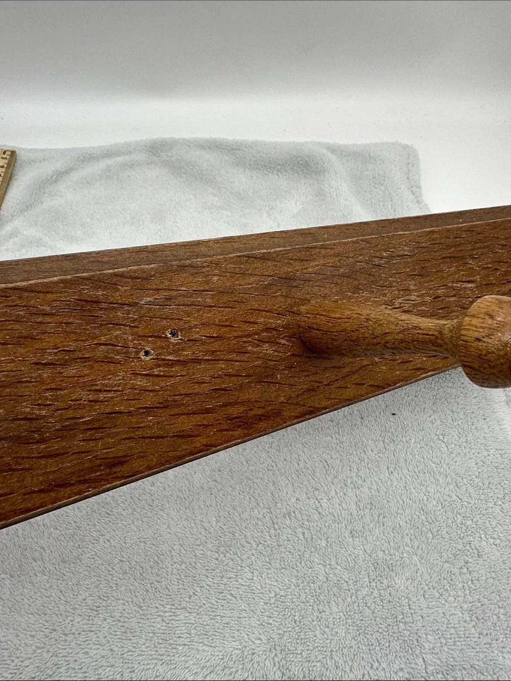 Vintage Wooden Handcrafted Coat Wall Hook Rack-3 Pegs